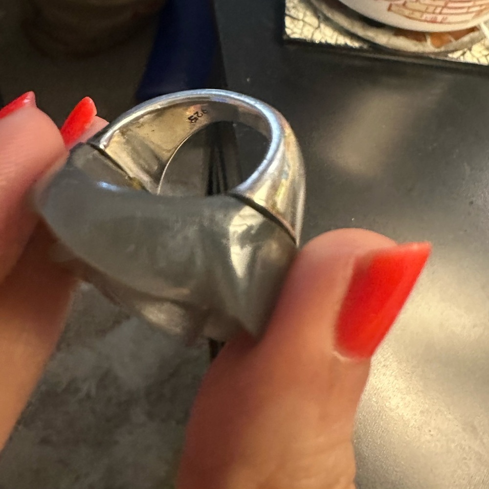 RR flower silver ring - Picture 2 of 12